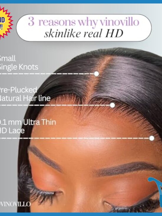 5x5 HD Lace Closure 18 Inch Brazilian Virgin Human Hair Pre Plucked main image 4